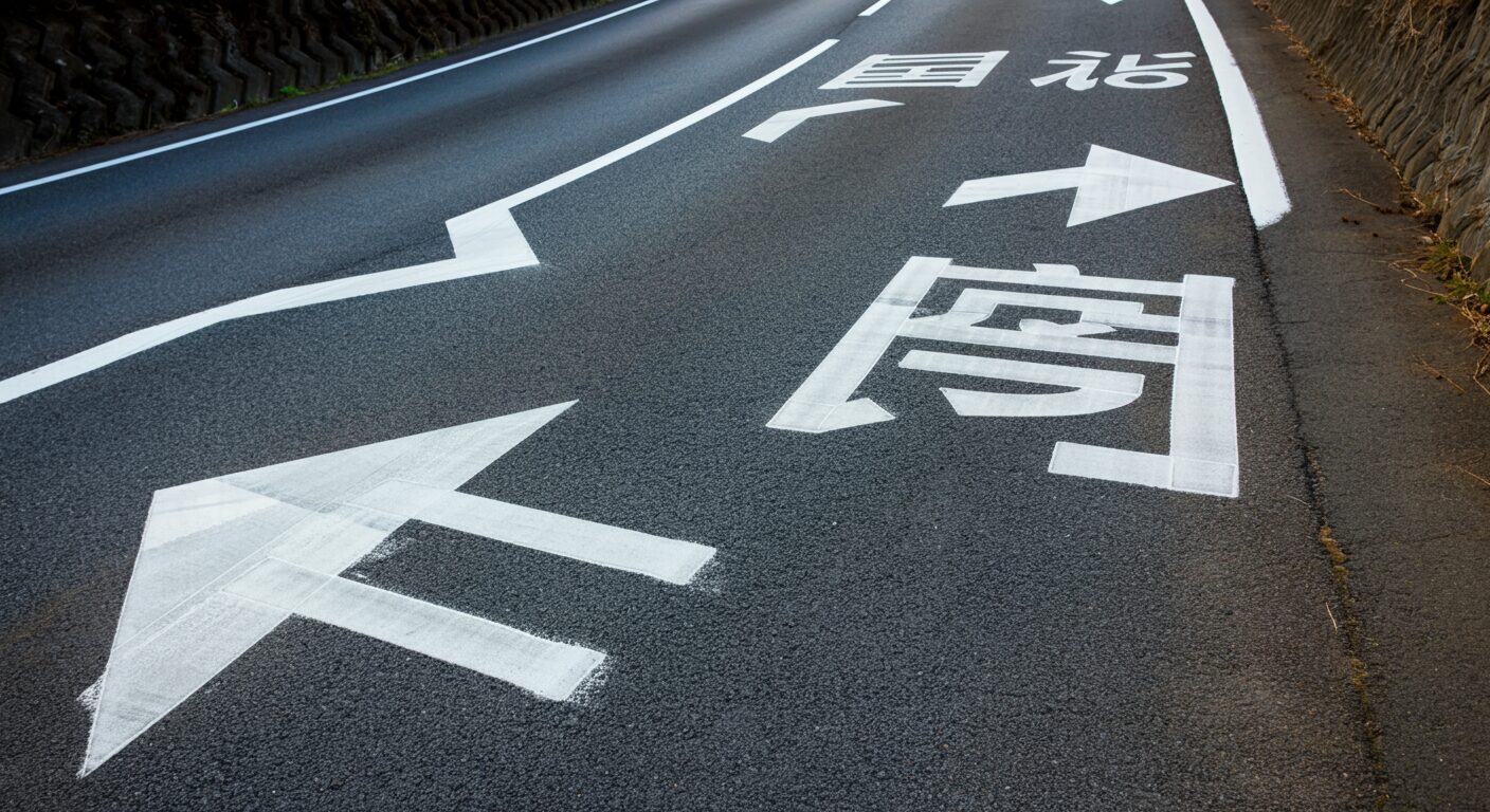 矢印・文字標示の寸法規格